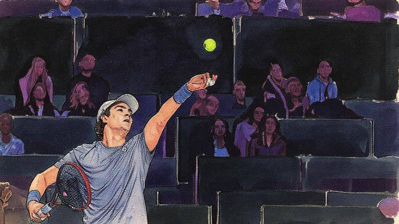 João Fonseca está na final do ATP da Basiléia (Foto: Fabrice COFFRINI / AFP)