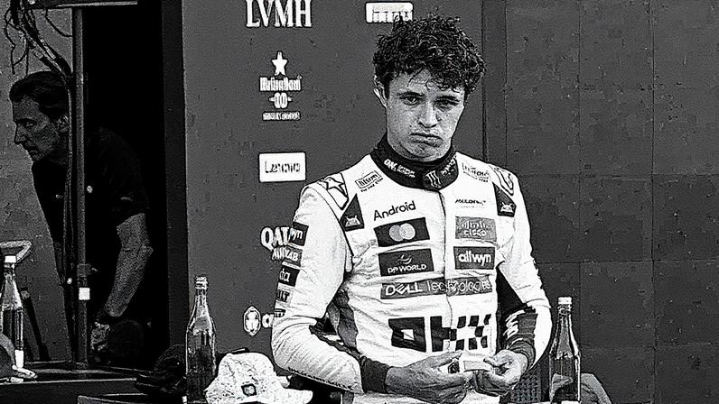 Lando Norris é pole no GP do México (Foto: Alfredo Estrella/ AFP)