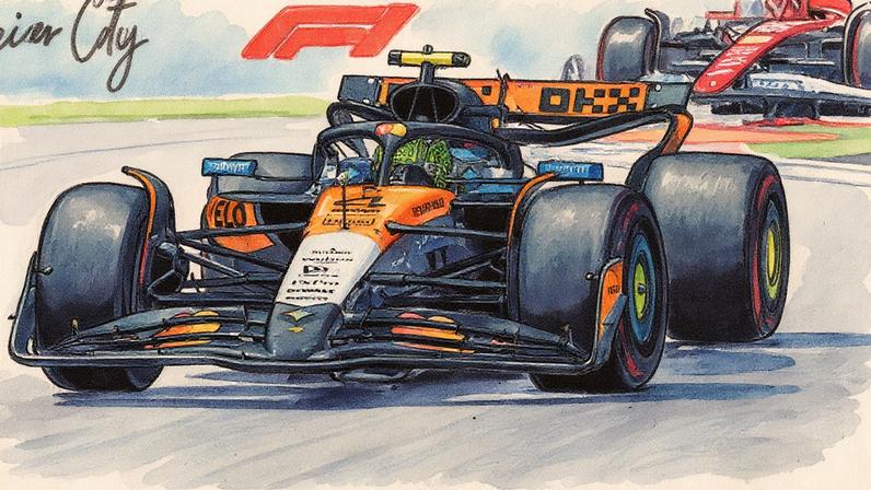 Lando Norris vence GP do México (Foto: Yuri Cortez/ AFP)