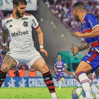 Fortaleza e Flamengo duelam no Castelão com vantagem rubro-negra