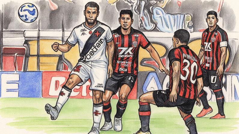 Philippe Coutinho na partida entre Vasco e Vitória no primeiro turno do Campeonato Brasileiro 2025 (Foto: Jhony Pinho/AGIF)