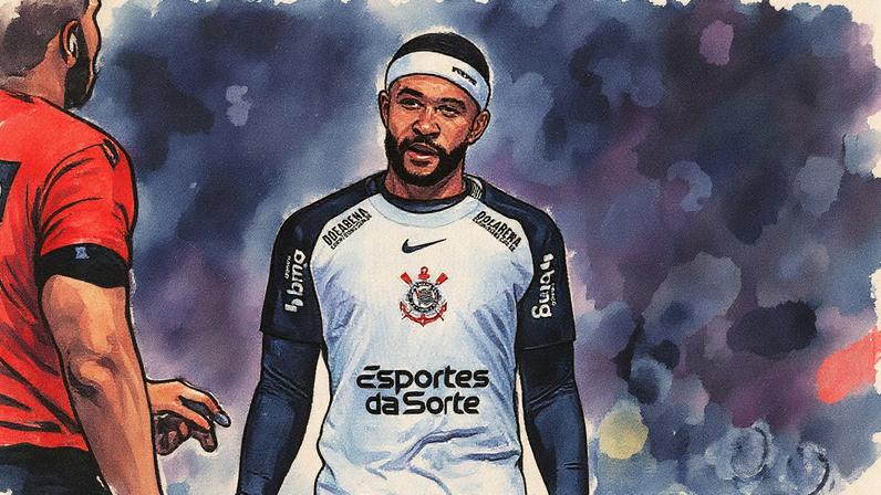 Memphis segue como dúvida para Clássico Alvinegro (Foto: Ettore Chiereguini/AGIF)