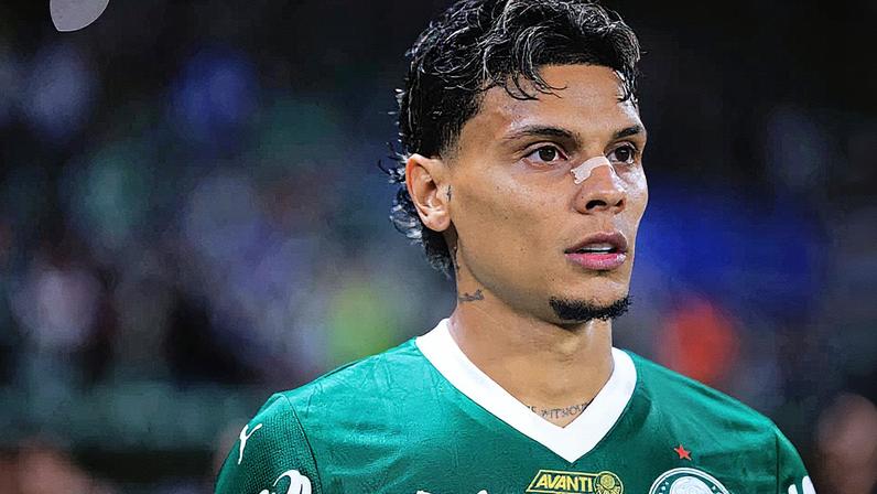 Richard Ríos se transferiu para o Benfica e deixou o Palmeiras (Foto: Anderson Romao/AGIF)
