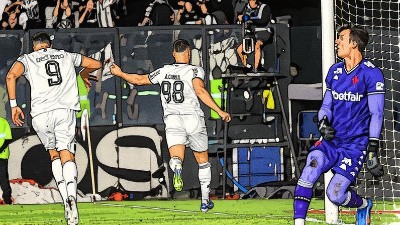 Arthur Cabral comemora gol do Botafogo contra o Vasco na Copa do Brasil (Foto: Thiago Ribeiro/AGIF)
