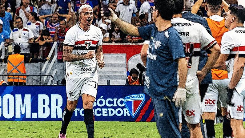 Luciano se aproxima dos 100 gols com a camisa do São Paulo (Foto: Lucas Emanuel/AGIF)