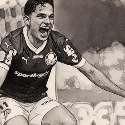 Bruno Rodrigues se emociona ao marcar pelo Palmeiras