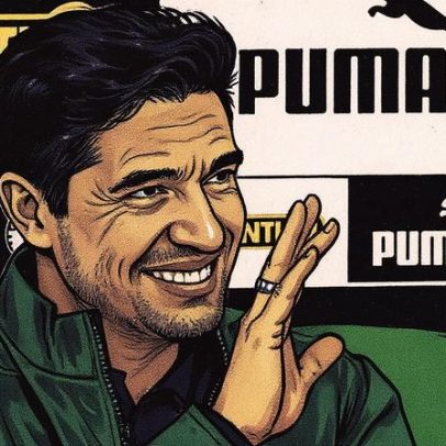 Esposa de Abel Ferreira, treinador do Palmeiras, recebe prêmio em São Paulo