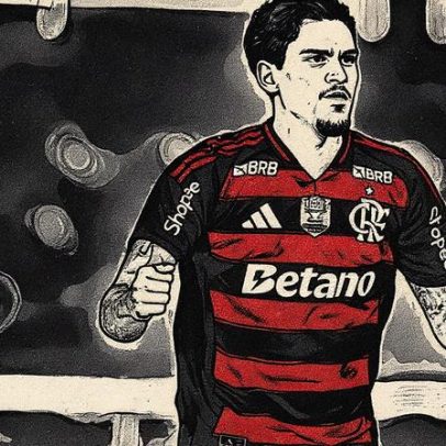 Pedro envia recado a Filipe Luís após vitória do Flamengo sobre o Botafogo