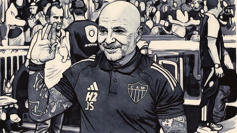 Sampaoli reencontra o Corinthians (Foto: Fernando Moreno/AGIF)