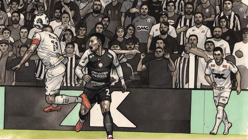 Corinthians foi derrotado pelo Santos no Brasileirão (Mauricio De Souza/AGIF)