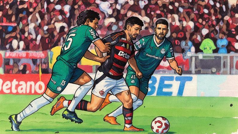 Flamengo e Palmeiras se enfrentaram no último domingo (19) (Foto: Thiago Ribeiro/AGIF)
