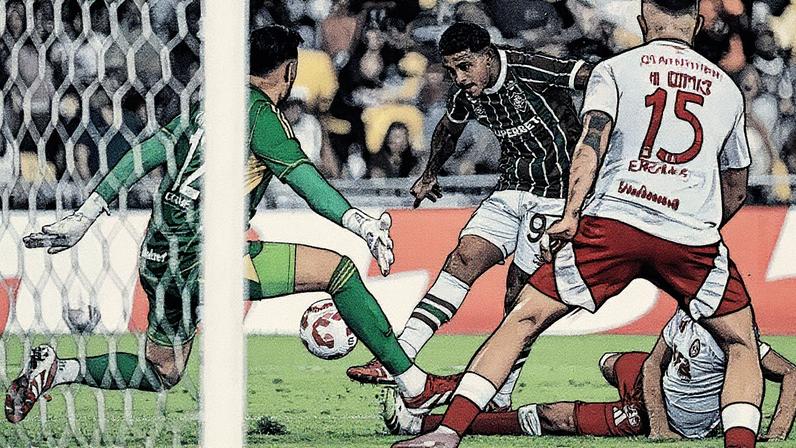 Ivan Quaresma faz primeira das cinco defesas que evitaram goleada histórica (Foto: Thiago Ribeiro/AGIF)