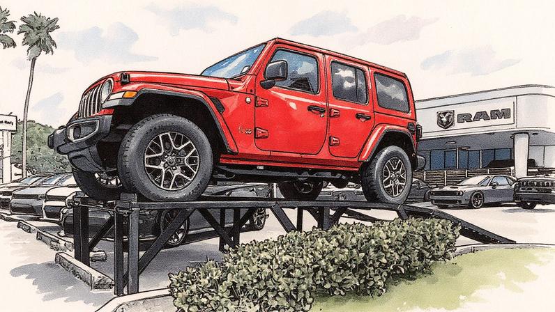 Stellantis planeja investir US$ 10 bi nos EUA para recuperar mercado, dizem fontes | Jeep Wrangler Sahara 4: mercado americano é o mais lucrativo para o grupo que é dono de marcas como Jeep, Ram, Fiat e Peugeot. (Foto: Eva Marie Uzcategui/Bloomberg) (Bloomberg/Eva Marie Uzcategui)