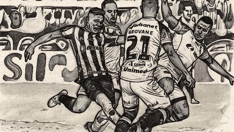 Atlético 3 a 1 no Ceará no Mineirão em 2021 (reprodução)