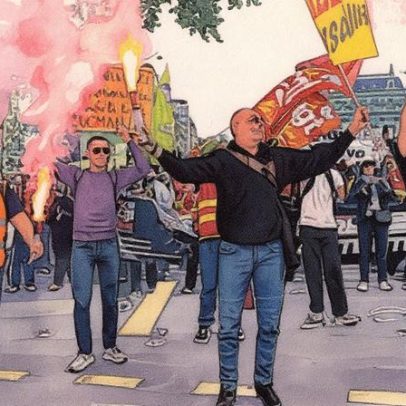 Mais de quinhentas mil pessoas protestam na França contra os cortes orçamentários