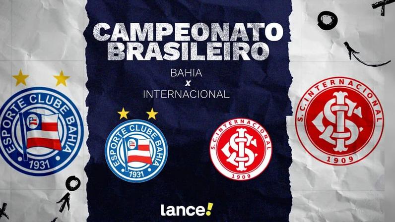 Bahia e Internacional se enfrentam nesta quarta (Foto: arte/Lance!)