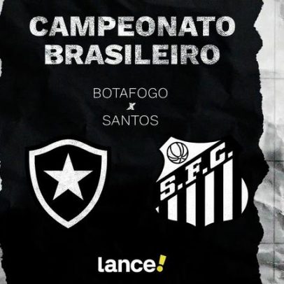 Botafogo enfrenta Santos pelo Brasileirão com horários e escalações divulgados