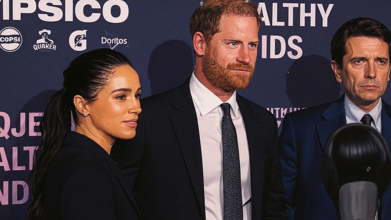 The Duke of Sussex grabbed his wife's backside while posing for pictures at the Humanitarians of the Year at the Project Healthy Minds Gala. MediaPunch / BACKGRID