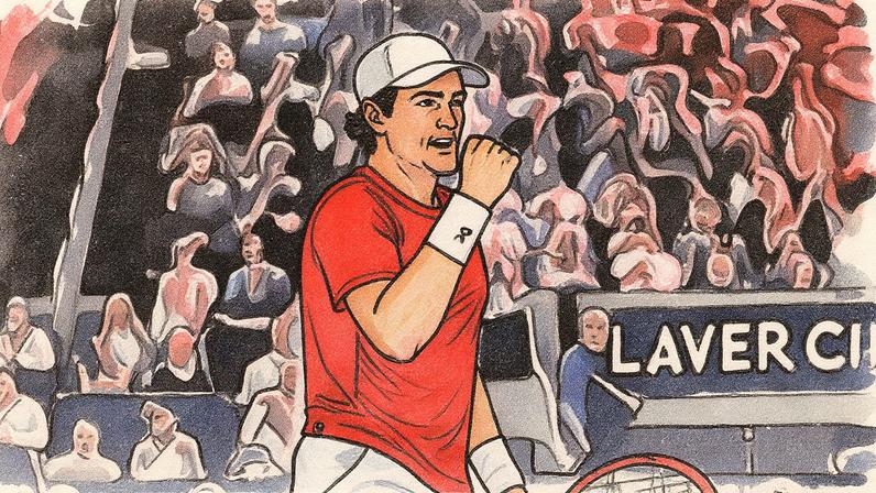 João Fonseca na vitória na estreia da Laver Cup (Foto: Divulgação)