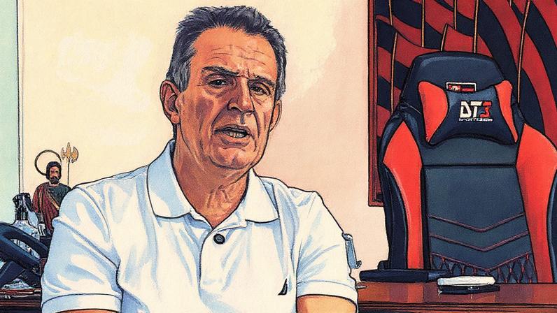 Bap, presidente do Flamengo (Foto: Reproduçã)
