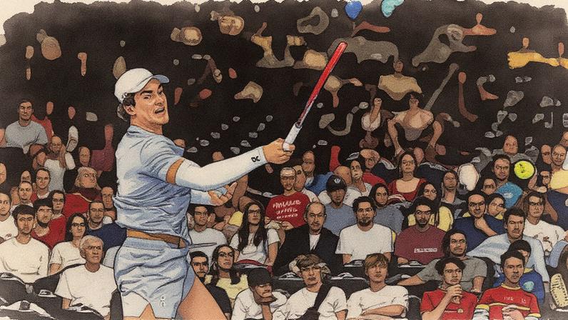 João Fonseca na derrota na estreia do ATP 250 de Bruxelas, na Bélgica (Foto: Divulgação)