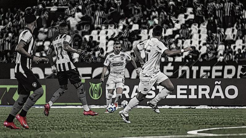 Partida entre Ceará e Botafogo, pelo Brasileirão 2025 (Foto: Felipe Santos/Ceará SC)