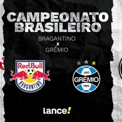 Bragantino e Grêmio se enfrentam pelo Brasileirão com horário e escalações definidos