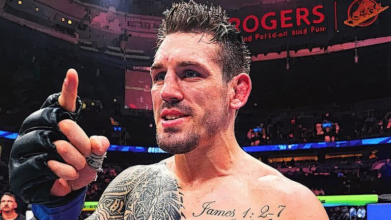 Brendan Allen no UFC Vancouver (Foto: Reprodução UFC/ Instagram)