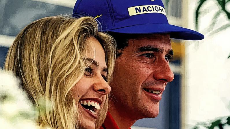 Ayrton Senna e Adriane Galisteu (Foto: Reprodução)