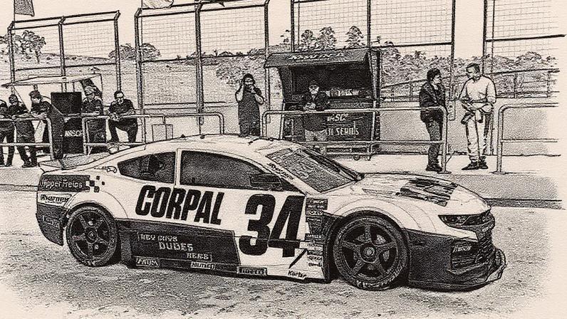 Corpal promove estreia do sobrinho de Castroneves com carro número 34 (Foto: Castroneves Racing)