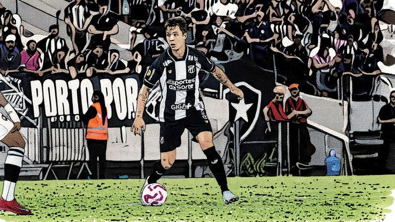 Partida entre Ceará e Botafogo, pelo Brasileirão (Foto: Gabriel Silva/Ceará SC)
