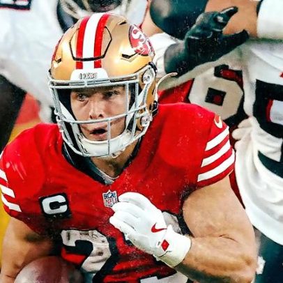 McCaffrey brilha e 49ers vencem Falcons