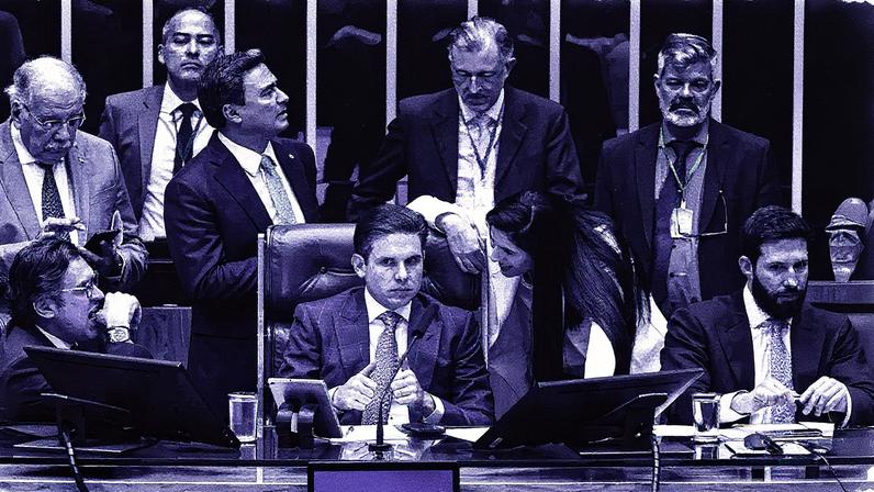 Plenário da Câmara: parlamentares pressionam por projetos de segurança após operação no Rio (Foto: Lula Marques/ Agência Brasil.)