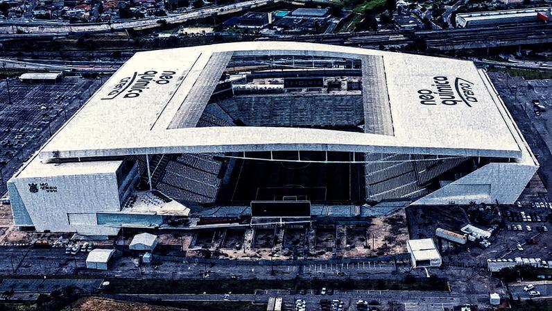 Campanha da torcida organizada visa pagar dívida da Neo Química Arena com a Caixa Econômica Federal (Foto: Ulisses Lopresti / Lance)