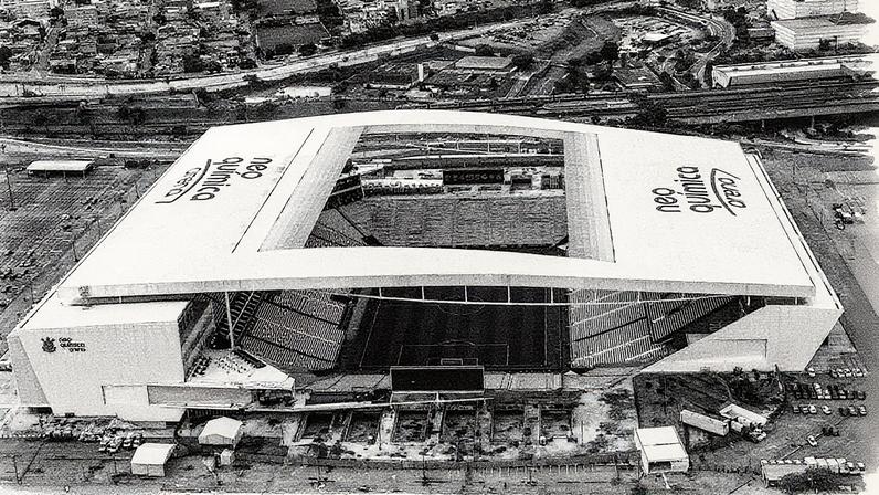Campanha visa pagar dívida do Corinthians com a Caixa Econômica Federal (Foto: Vitor Palhares / Lance!)