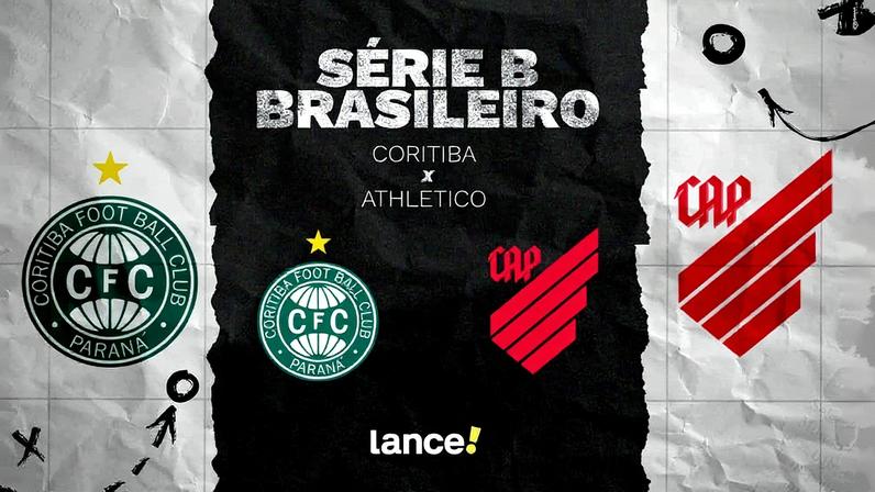 Coritiba e Athletico jogam pela Série B, no Couto Pereira. Foto: Arte/Lance!
