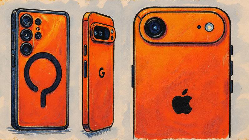 Dbrand’s new skins let Samsung, Pixel, and iPhone Air phones rock the same vivid orange as iPhone 17 Pro models.