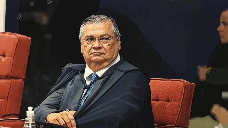 O ministro do STF Flávio Dino em 9 de setembro de 2025, no julgamento da trama golpista. Foto: Evaristo Sá/AFP