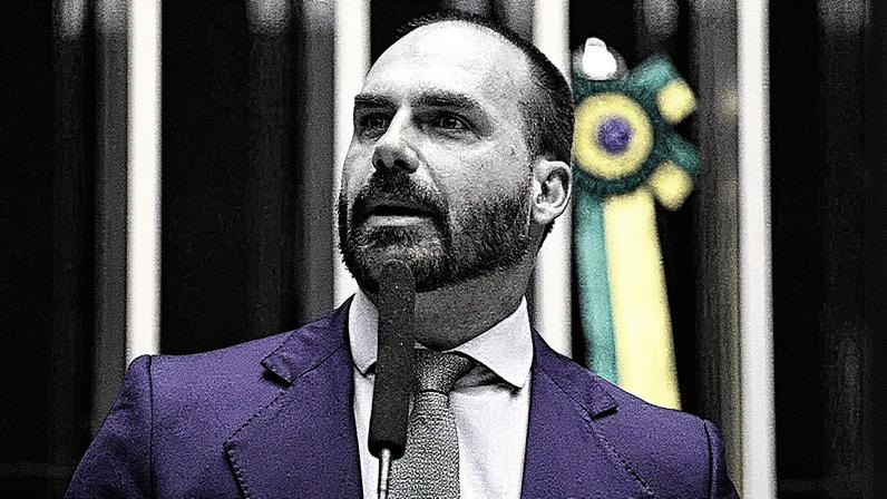 Moraes dá 5 dias para PGR se manifestar sobre pedido de prisão de Eduardo Bolsonaro