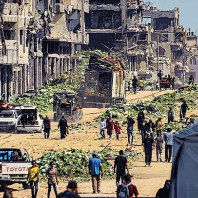 Trump defende reconstrução de Gaza, mas evita reconhecer Estado palestino