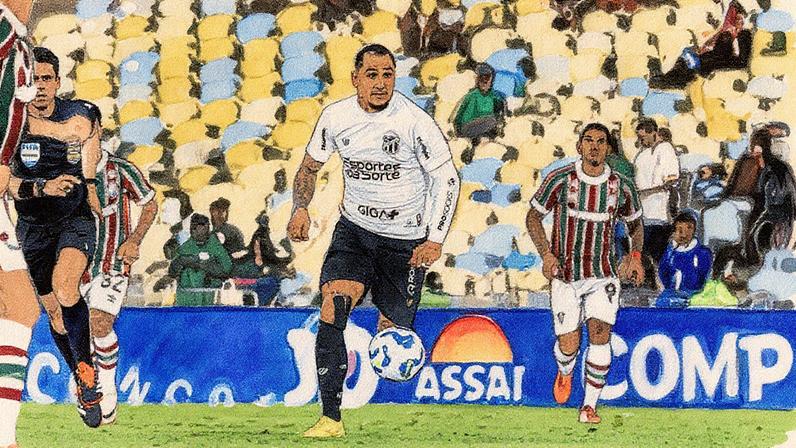 Partida entre Fluminense e Ceará, pelo Brasileirão (Foto: Gabriel Silva/Ceará SC)