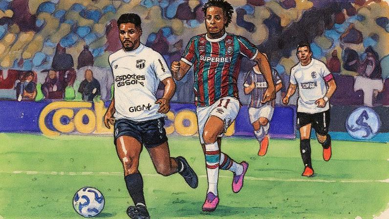 Partida entre Fluminense e Ceará, pelo Brasileirão (Foto: Lucas Merçon/Fluminense FC)