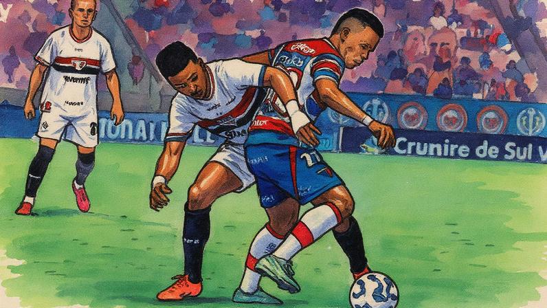 Partida entre Fortaleza e São Paulo, pelo Brasileirão (Foto: Mateus Lotif/Fortaleza EC)