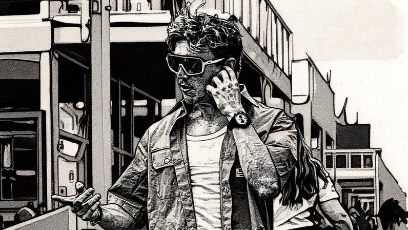 Carro da Racing Bulls no GP do azerbaijão. (Foto: Divulgação/X/Visa Cash App Racing Bulls)