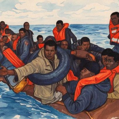 Cem líderes europeus, incluindo Macron e Merkel, denunciados em Haia por morte de migrantes