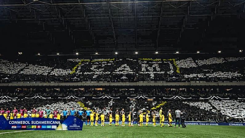 Galo tem dois suspensos contra o Inter (Foto: Pedro Souza / Atlético)