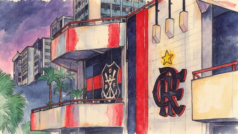 Gávea, sede social do Flamengo (Foto: Lucas Bayer / Lance!)