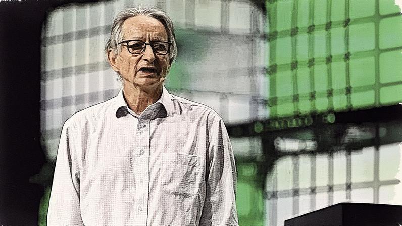 Nobel de Física. Sem controle, o avanço tecnológico representa uma séria ameaça, alerta Geoffrey Hilton, o “padrinho da IA” – Imagem: Vaughn Ridley/Collision/Sportslife