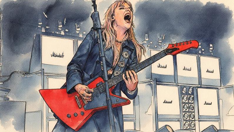 Halestorm's Lzzy Hale talks about being the only woman to play Ozzy Osbourne's final concert.