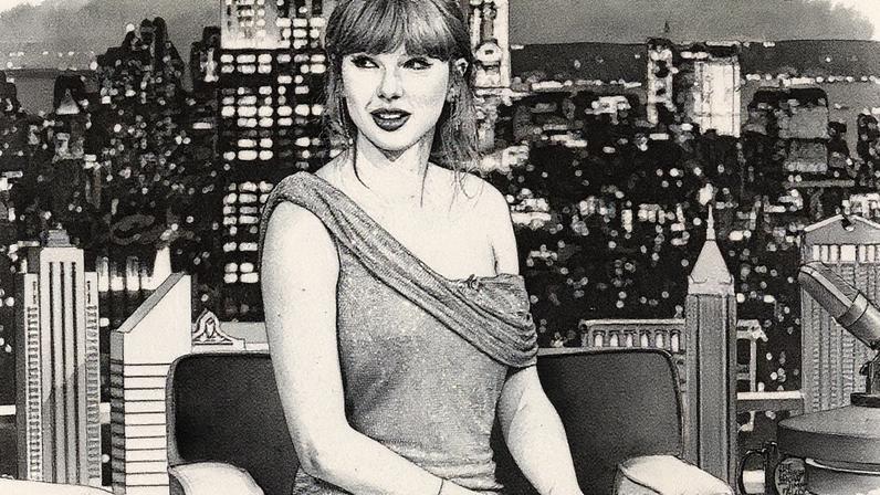 Taylor Swift on 'The Tonight Show.'